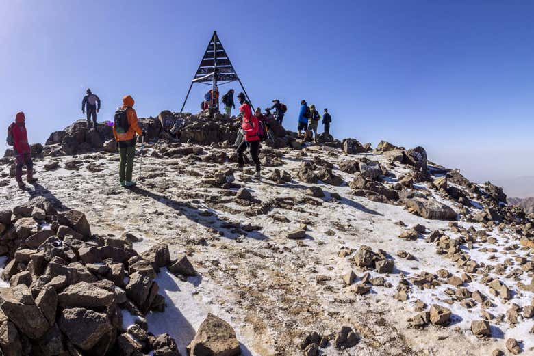 Top of Mount Toubkal