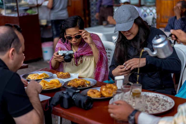 Lunch in a local Marrakech restaurant